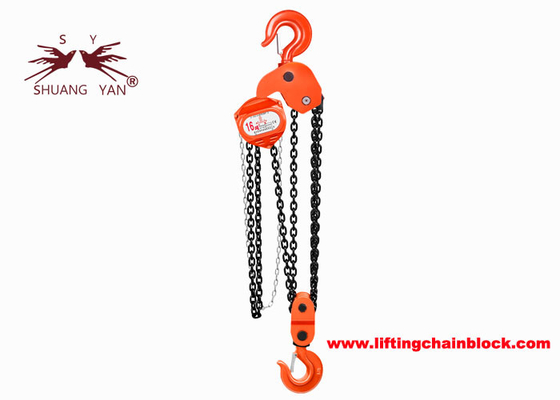 Pittura della polvere del blocchetto di 16 Ton Construction Lifting Equipment Chain con la sicurezza di 4:1