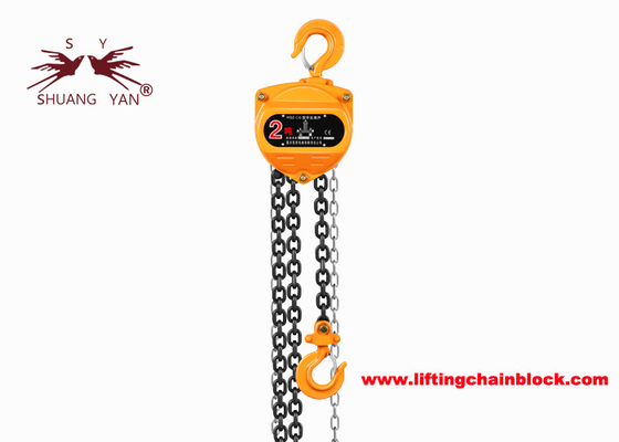 19.6kN 2 tonnellate blocco manuale di catena sollevamento utensili di sollevamento a mano apparecchiature di sollevamento tecnologia giapponese