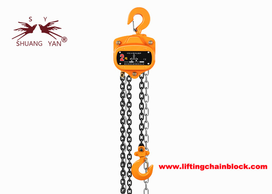 19.6kN Vital Double Ratchet Pawls Manual Chain Block Hoist 2000 kg con G80 Catena di carico in acciaio in lega